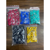 Plastic-coated Y-shaped cos head SV1.25-3, SV1.25-4, SV2-4, SV3.5-5, SV5.5-5 cos (bag of 100)