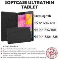 Softcase Samsung Tab S S2 S3 8 8.4 9.7 inch T700 T705 T710 T715 T810 T815 T820 T825 Ultrathin Galaxy Silicon Case Casing Softshell Cover TPU