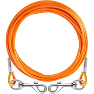 XiaZ 2nd Gen Improved Dog Wire Leash Tie-out Cable 3M & 4.5M Thin Diameter Lightweight Rust Resistan