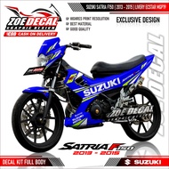 NEWEST FULL BODY DECAL STICKER SATRIA F 150 ECSTAR MOTIF