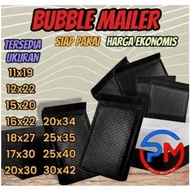 Bubble warp/Amplop bubble mailer black plastic bubble packing size 11x19 / 12x22 / 15x20 / 16x22 / 1