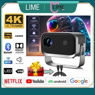 K6 Mini Projector Portable 4K 1080P FHD With 5G WiFi and Bluetooth Home Theater smart Projector