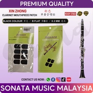 [READY STOCK] XIN ZHONG MUSIC B FLAT CLARINET MOUTHPIECE PATCH 8 PCS SET 【现货供应】新忠 音乐 降B音 单簧管 嘴贴 八片套组