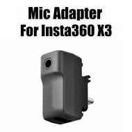For Insta360 X3 Mic Adapter Compatibility With Insta 360 Charging Audio Adapter 360 Panoramic Action Camera Original Accessory
