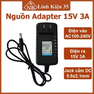 Adapter 15V 3A đầu jack DC 5.5x2.1mm nguồn kết nối loa vi tính