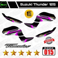 Decal Sticker Striping Variasi Suzuki THUNDER 125 | Decal Thunder 125 | Striping Thunder 125 | Stick