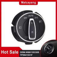 Fast Delivery 95861353305 Car Chrome Headlight Control Switch for Porsche Cayenne Turbo GTS 92A 958 
