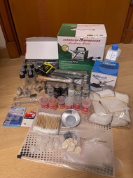 Ophir氣泵噴槍 連工具及模型漆