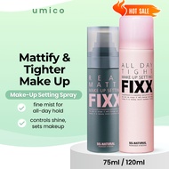 Korea So Natural FIXX ALL DAY TIGHT MAKE UP SETTING SPRAY 75ML 120ML Water glow Real Matte Controls 