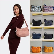 Kipling IZELLAH series fashionable women's bag, simple and waterproof nylon saddle bag, single shoul