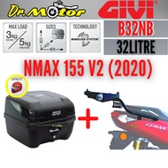 NMAX 155 V2 (2020) NMAX155 AEROX GIVI SRV SPECIAL HEAVY DUTY MONORACK MONO RACK J BOX KOTAK TAPAK B32N E250N B33NM