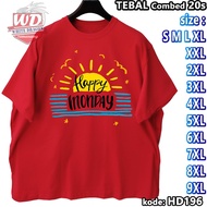 MONDAY T-SHIRT L XL 2XL 3XL 4XL 5XL 6XL 7XL 8XL 9XL T-SHIRT JUMBO SIZEBIG HD196