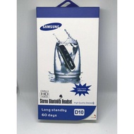 Original Samsung D10 Water Proof Wireless Bluetooth 4.1 Earphone Long 62 Hours Standby Hands free St