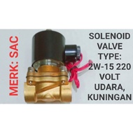 Solenoid VALVE TYPE: 2W-160-15 (1/2"),220 AIR VOLT