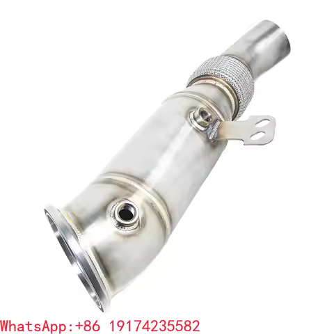New 304 Stainless Steel 4.5\" Exhaust Downpipe Engine Parts for Toyota for Supra MKV A90 MK5 3.0L B5