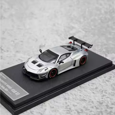 Star Model 1:64 LB--Silhouette Works Ferrari 458 GT White Diecast Car Model In Stock Ready To Ship