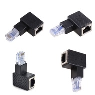 TO 90 Degree Ethernet LAN RJ45 Male to Female Right Left Up Down Angle