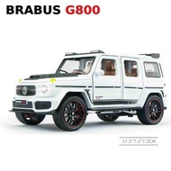Collection Toys Brabus G800 1:32 Diecast Car Model G63 AMG Alloy Toy with Sound Light Pull Back Func