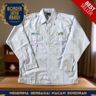 KEMEJA Agrinas Food Nusantara K2 White Shirt