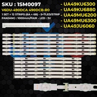 Backlight TV SAMSUNG 49 Inch UA49KU6300 UA49KU6880 UA49MU6200 UA49MU6300 UA49JU6060 V6DU-490DCA 490D