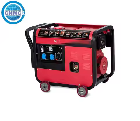 CNMC 3kw 5kw 6kw 8kw 10kw Open Frame Portable Diesel Generator diesel power generator with Wheel gen