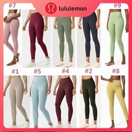 Lululemon Yoga Pants 10 color  high waist Leggings women's fashion trousers 1903