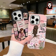 Printing Chrome Case Aesthetic Girl for vivo y28 4g y19S v25 v25e y02 y100 5g y15s y16 y17s y28 5g y