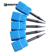 Tungsten Steel Milling Cutters 5PC R0.75*3L1*50L*4D HRC45 2Flutes Ball Nose End Mill Length 3MM ER C