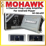 Mohawk Audiobank 4 Channel Plug and Play Power Amplifier for Car Android Player