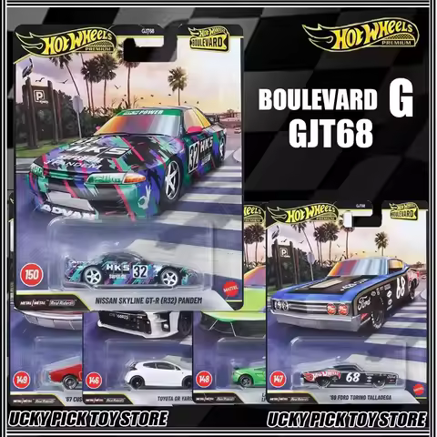 Hot Wheels GJT68 Boulevard G Premium Series 30 Lamborghini Nissan Skyline R32 Toyota Yaris Mustang A