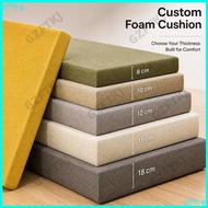 sofa cushion Customizable 65D/60D/50D/35D High Density Sponge Mat Shoe changing stool bench Sponge C