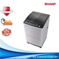 SHARP Mesin Cuci 1 Tabung 9 KG ES-M9000 Mega Mouth Soft Door