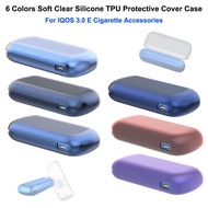 [Rondaful]6 Colors Soft Clear Silicone TPU Protective Cover Case For IQOS 3.0 E Cigarette Accessorie