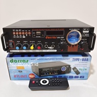 Power Amplifier Bluetooth DORRAS DS-299 Karaoke Stereo+MP3 Player Bluetooth Amp FM Radio TF Card USB BT AUX/Audio Amplifier Bluetooth Karaoke DORRAS/Bluetooth DORRAS Karaoke