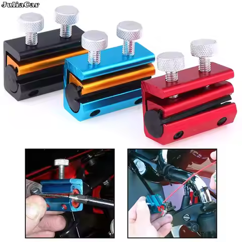 1x Motorcycle aluminium cable lube tool lubrication wire oiler brake line