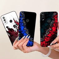 For Huawei Y9 2019 Phone Case Luxury Painted Soft Liquid Silicone Protection Cover For Huawei Y9 Pri