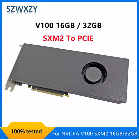 For NVIDIA V100 SXM2 16GB 32GB Graphics Card V100 16GB/V100 32GB SXM2 To PCIE Card