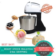 Electric Mixer with 2L Bowl 7 Speed Table Stand Mixer Cake Dough Cookie Handheld Detachable Egg Beater