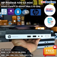 คอมพิวเตอร์มินิ HP ProDesk 400G3 Mini - CPU Core i5-6500T Max 3.1 GHz [Gen6] / SSD / WIFI / Bluetooth [USED]