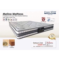 Fibre Star Melina Anti-Static 8 Inch Natural Coconut Fibre + Natural Latex Top Mattress双人椰丝乳胶床褥床垫 ke