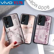 Vivo Y17s Glass Softcase - Vivo Y17s hp case - Vivo Y17s case - Softcase - Latest casing - Cute case - Vivo Y17s Softcase