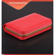 PU Scratch-Proof Card Wallet Exquisite Craft And Smooth Zipping For 9 Cards Credit Card Holder
