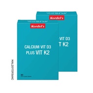 KORDEL'S Calcium Vitamin D3 Plus K2 60's X 2 for Bone Supplement, Ubat Tulang Embraceliving Living