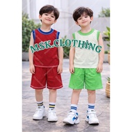2pairs Boys Terno Muscle Sando + Shorts 1-8yr old (Not Branded)