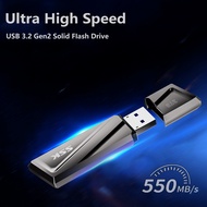 SSK 550MB/s USB แฟลชไดร์ฟ 1TB Flash Drive 2TB USB3.2 Gen2 แฟลชไดร์ฟ 128G 256G 512G