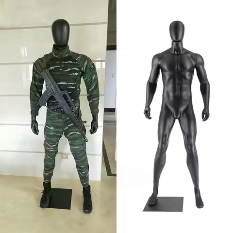 Sports Brand Clothing Sports 3D Muscle Standing Mannequin Men and Women Whole Body Backhand Dummy