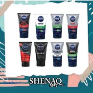 NIVEA MEN FACE WASH 100ml/PEMBERSIH WAJAH/PENCUCI MUKA LELAKI/SCRUB/FOAM