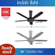 KDK 5 Blade Ceiling Fan (56’’) With Remote Control K14YZ-GY K14YZ-PBR