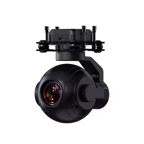 NCZOBOE ZR10 2K 4MP QHD 30X Hybrid 10X Optical Zoom Gimbal Camera 1/2.7" CMOS HDR Starlight Night Vi
