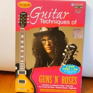 Free CD of GUNS 'N' ROSES Guitar Techniques of GUNS 'N' ROSES (2 DVDs + CD) 🔥🔥🔥
